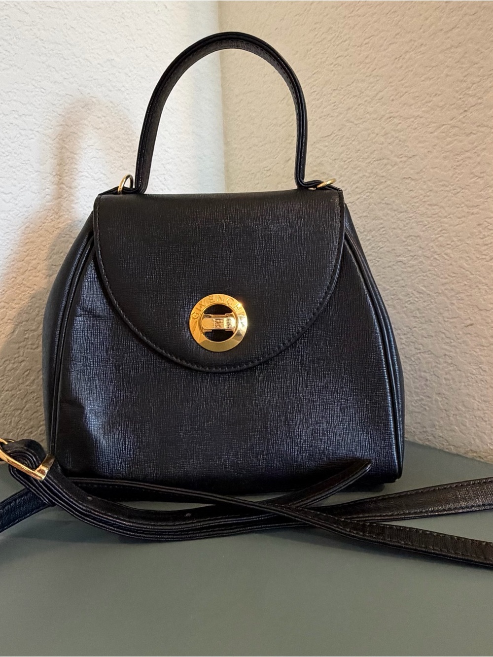 Givenchy 2-Way Saffiano Leather Crossbody Bag - Picture 4 of 17